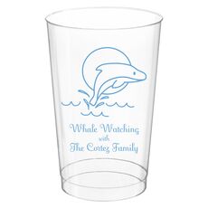 Whale Clear Plastic Cups
