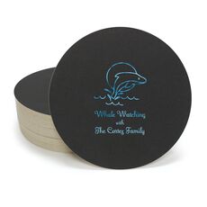 Whale Round Coasters