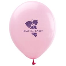 Wine Grapes Latex Balloons