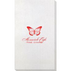 Magnificent Monarch Butterfly Bamboo Luxe Guest Towels