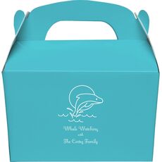 Whale Gable Favor Boxes