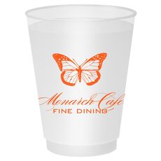 Magnificent Monarch Butterfly Shatterproof Cups