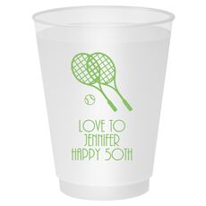 Doubles Tennis Shatterproof Cups
