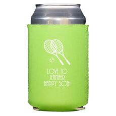 Doubles Tennis Collapsible Koozies