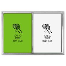 Doubles Tennis Double Deck Playing Cards