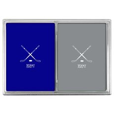 Double Hockey Sticks Double Deck Playing Cards