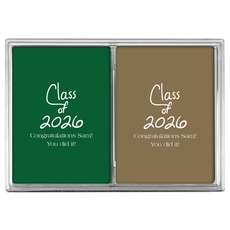 Fun Class of Calligraphy Double Deck Playing Cards