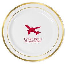 Airliner Premium Banded Plastic Plates