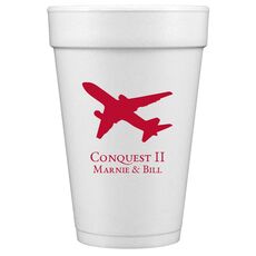 Airliner Styrofoam Cups