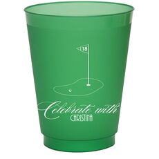 18th Hole Colored Shatterproof Cups