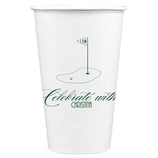 18th Hole Paper Coffee Cups