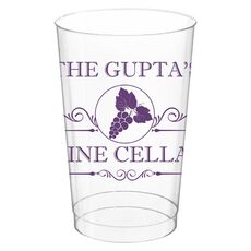 Wine Cellar Clear Plastic Cups