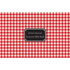 Red Gingham Check Placemats