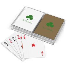 Three Leaf Shamrock Double Deck Playing Cards