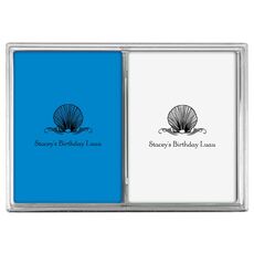 Graceful Seashell Double Deck Playing Cards