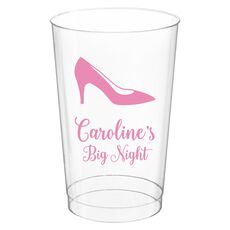 High Heeled Shoe Clear Plastic Cups
