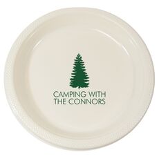 Pine Tree Plastic Plates
