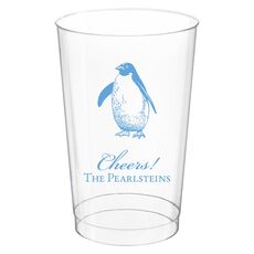 Penguin Clear Plastic Cups