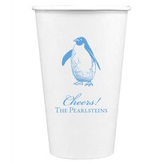 Penguin Paper Coffee Cups