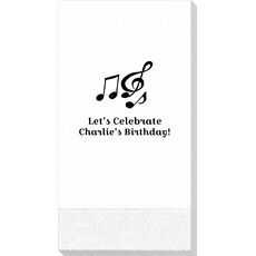 Music Notes Guest Towels