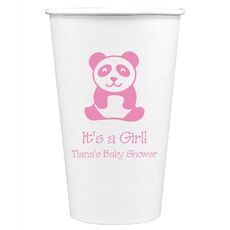 Panda Bear Paper Coffee Cups