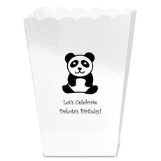 Panda Bear Mini Popcorn Boxes