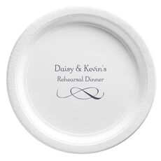 Knot Scroll Paper Plates