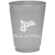 Hibiscus Flowers Colored Shatterproof Cups