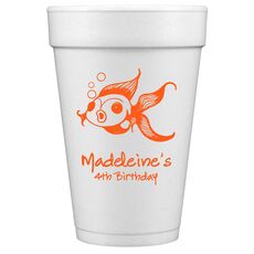 Goldfish Styrofoam Cups