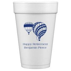 Hot Air Balloon Styrofoam Cups