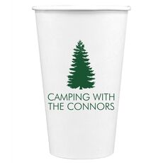 Pine Tree Paper Coffee Cups