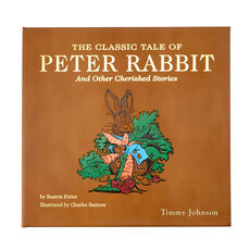 Peter Rabbit Personalized Leather Book