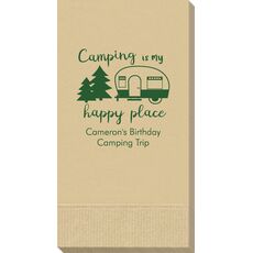 Camping Is My Happy Place Guest Towels