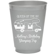 Queen of the RV Colored Shatterproof Cups