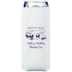 Queen of the RV Collapsible Slim Koozies