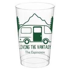 Living the Vantasy Clear Plastic Cups