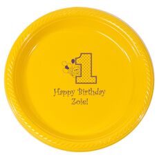 First Birthday Plastic Plates