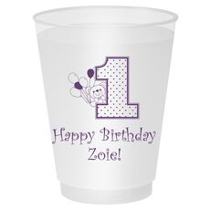 First Birthday Shatterproof Cups