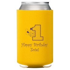 First Birthday Collapsible Koozies