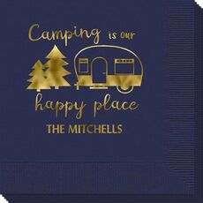 Camping Is Our Happy Place Napkins