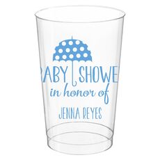 Baby Shower Umbrella Clear Plastic Cups