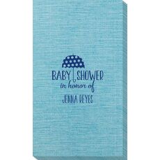 Baby Shower Umbrella Bamboo Luxe Guest Towels