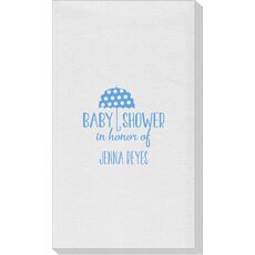 Baby Shower Umbrella Linen Like Guest Towels