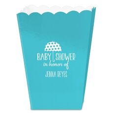 Baby Shower Umbrella Mini Popcorn Boxes