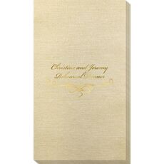 Classic Scroll Bamboo Luxe Guest Towels