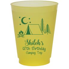 Camping Under The Stars Colored Shatterproof Cups