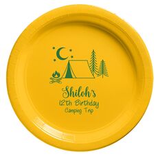Camping Under The Stars Paper Plates