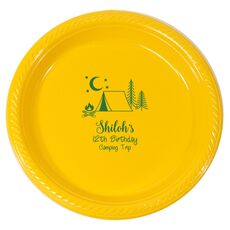 Camping Under The Stars Plastic Plates