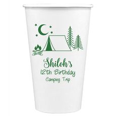 Camping Under The Stars Paper Coffee Cups