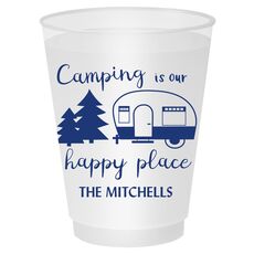 Camping Is Our Happy Place Shatterproof Cups